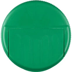 1/2 Gallon (65 Oz.) Wide Mouth Glass Jar W/ Green Slotted Flapper Cap, 5 Slots, Unlined, 110mm 110-400 -Wessco Shop 110mm 110 400 green slotted flapper cap 5 slots unlined 68w1gf 4 2