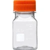 125ml Clear PET Plastic Square Media Bottle W/Cap, 24/cs (Corning® #431530) -Wessco Shop 125ml clear pet plastic square media bottle with cap corning 431530 68w530 1