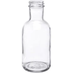 12 Oz. Clear Glass Stout Bottle, 38mm 38-405, 12/cs