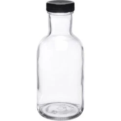 12 Oz. Clear Glass Stout Bottle, 38mm 38-405, 12/cs -Wessco Shop 12oz clear glass stout bottle 38mm 38 405 30wa41 5