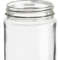 12 Oz. Paragon Glass Jar W/ White/Gold Metal Cap With Pulp & Poly Liner, 63mm 63-400 -Wessco Shop 12oz paragon glass jar 63mm 63 405 99g641 3 1