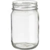 14 Oz. Clear Glass Mayo Jar, 70mm 70-450, 12/cs -Wessco Shop 14oz clear glass mayo jar 70mm 70 450 30wa78 1