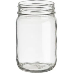 14 Oz. Clear Glass Mayo Jar, 70mm 70-450, 12/cs