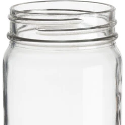 14 Oz. Clear Glass Mayo Jar, 70mm 70-450, 12/cs -Wessco Shop 14oz clear glass mayo jar 70mm 70 450 30wa78 3