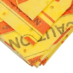 15" X 18" 1 Sided Caution Hazmat Absorbent Pads, Spunbond, Yellow (100 Pads/case) -Wessco Shop 15 inches x 18 inchs 1 sided caution hazmat absorbent pads spunbond yellow 37wca2 2