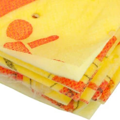 15" X 18" 1 Sided Caution Hazmat Absorbent Pads, Spunbond, Yellow (100 Pads/case) -Wessco Shop 15 inches x 18 inchs 1 sided caution hazmat absorbent pads spunbond yellow 37wca2 3