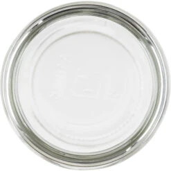 16 Oz. Clear Glass Mayo Jar W/ White Metal Lug Cap W/ Plastisol Liner, 70mm 70-2030 -Wessco Shop 16oz clear glass mayo jar 70mm 70 2030 99g625 4
