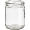 16 Oz. Clear Glass Straight Sided "Salsa" Jar, 83mm 83-405, 12/cs -Wessco Shop 16oz clear glass straight sided salsa jar 83mm 83 405 30wa50 1