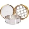 No. 5 Mesh Testing Sieve, 12" Dia., 1-5/8" Depth (Half), Brass Frame, SS Wire Cloth -Wessco Shop 19b000 1 94