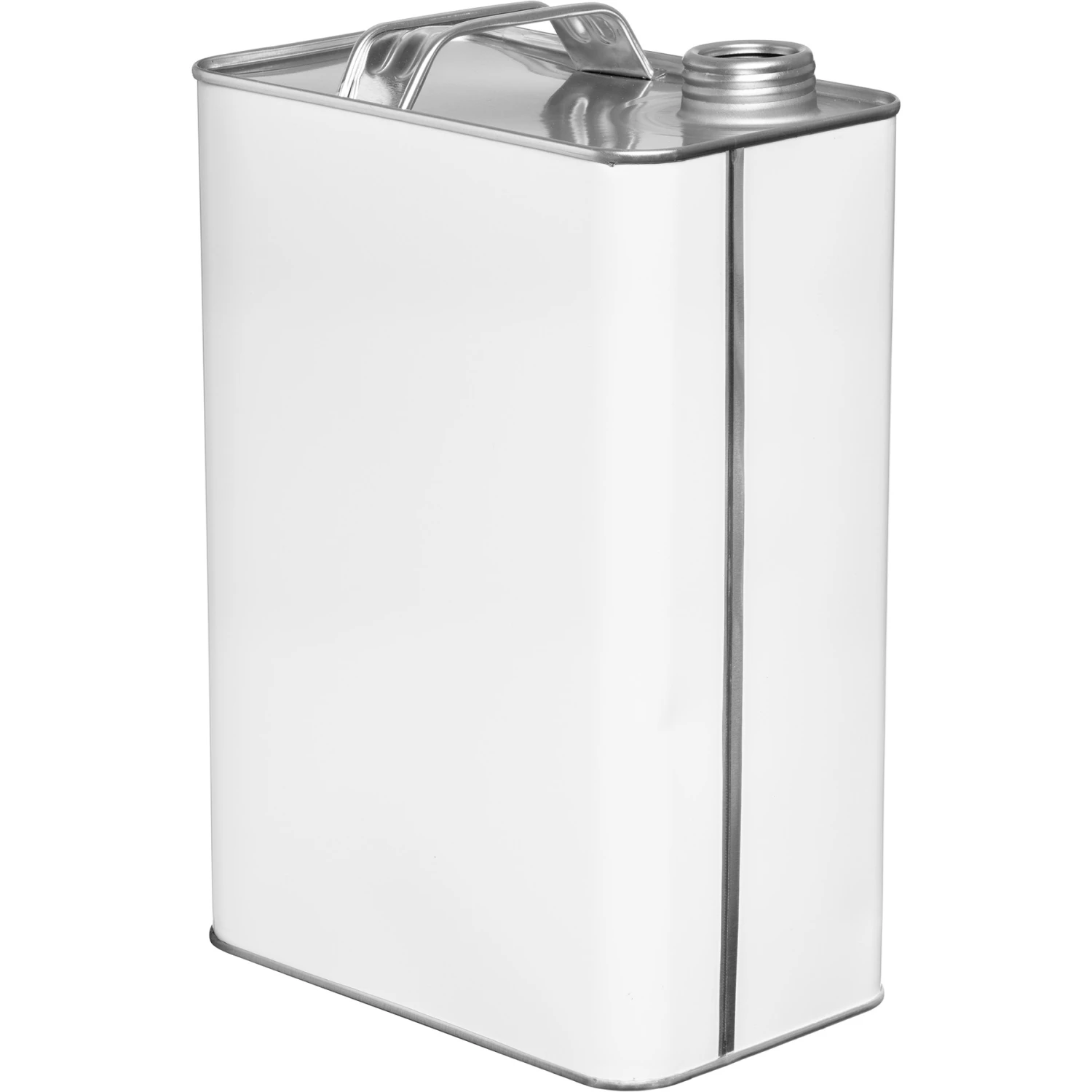 1 Gallon (128 Oz.) White F-Style Can With 1-3/4" Delta Opening
