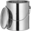 1 Gallon Metal Paint Can With Ears, Bail And Lid, Unlined, 7.688" H (Case Pack) -Wessco Shop 1 gallon metal paint can with ears bail and lid unlined 30wc1t 1