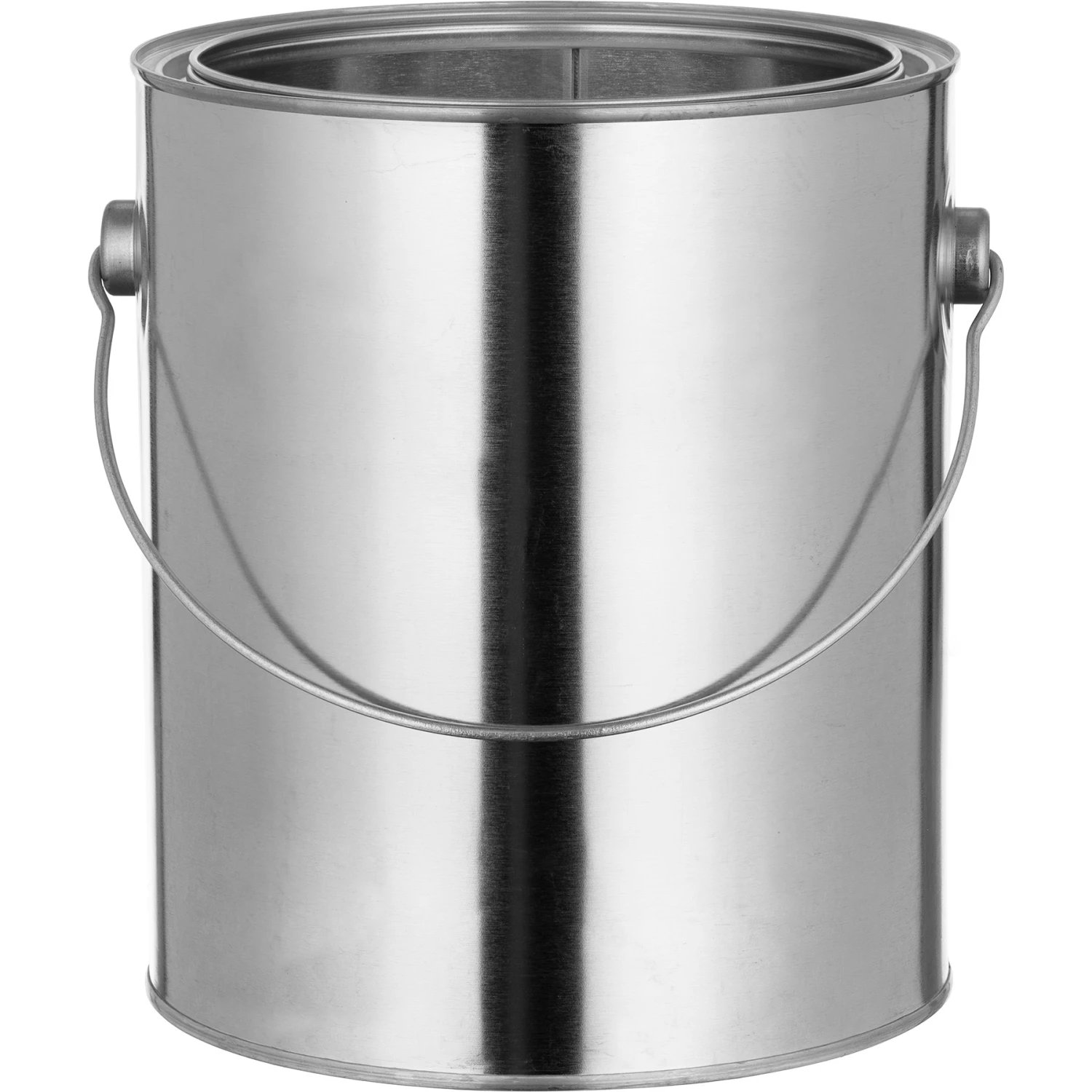 1 Gallon Metal Paint Can With Ears, Bail And Lid, Unlined, 7.688" H (Case Pack) - Image 2