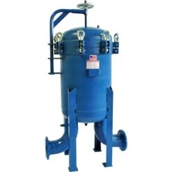 4-Bag Size #2 (30" Basket Depth) Carbon Steel Multi-Bag Filter Vessel, 3" Flange
