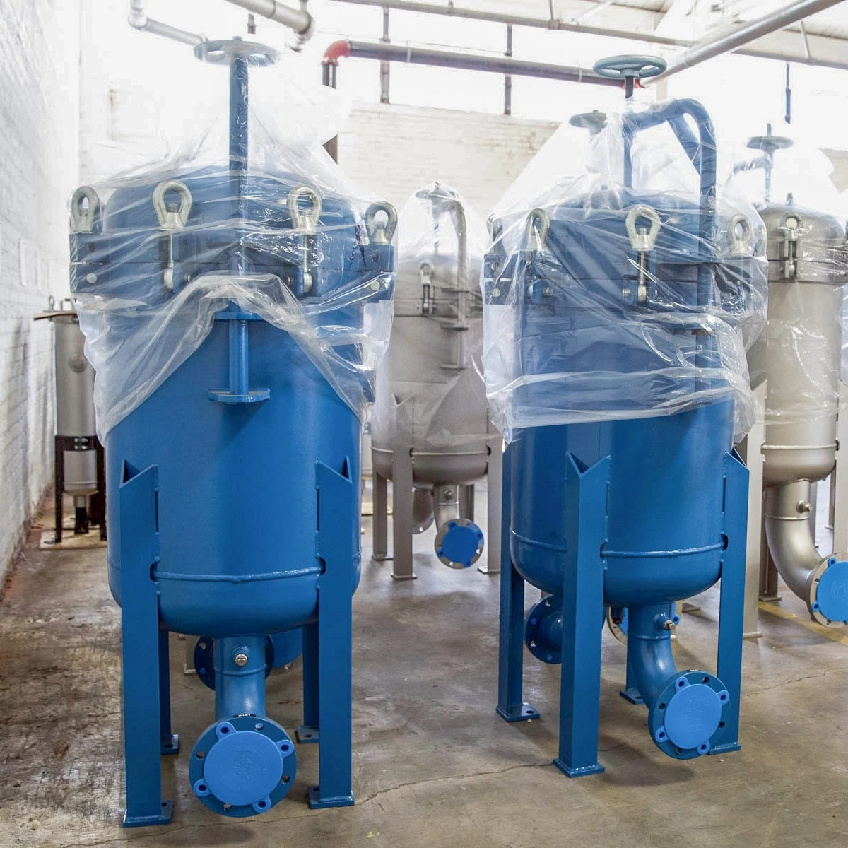 4-Bag Size #2 (30" Basket Depth) Carbon Steel Multi-Bag Filter Vessel, 3" Flange 6 4-Bag Size #2 (30" Basket Depth) Carbon Steel Multi-Bag Filter Vessel, 3" Flange - Image 4