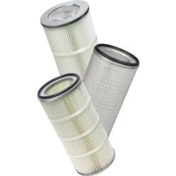 12-3/4" X 26" (MERV 15) Nano Dust Filter Cartridge, Flame Retardant, Open/Open (DC1226-OO-HM-CXNFFR313)