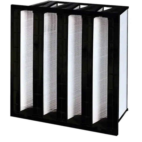24" X 24" X 12" Four V-Bank Mini-Pleat Air Filter, Single Header, MERV 14 3 24" X 24" X 12" Four V-Bank Mini-Pleat Air Filter, Single Header, MERV 14