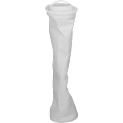 Size #2, 5 Micron - Polyester Felt Dual Flow Liquid Filter Bag, Plastic "P" Flange Ring, Welded (DFBPES5P2FWE) -Wessco Shop 21wde8 2