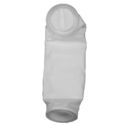 Size #2, 5 Micron - Polypropylene Felt Dual Flow Liquid Filter Bag, Plastic "P" Flange Ring, Welded (DFBPOG5P2FWE)