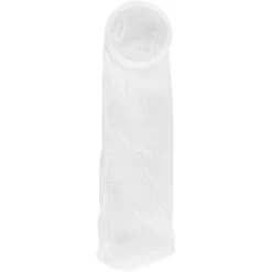 Size #2, 1000 Micron - Nylon Monofilament Mesh Liquid Filter Bag, Plastic "P" Flange Ring (NMO1000P2P)