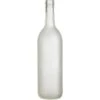 750 Ml Clear Frosted Bordeaux Wine Bottles, Cork, 12/cs -Wessco Shop 30bbfr 1