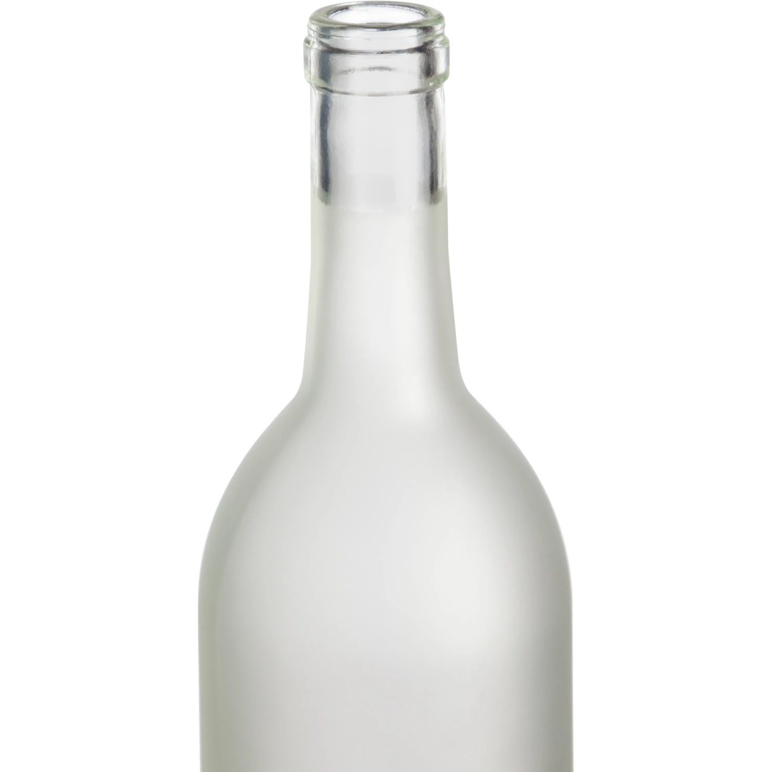 750 Ml Clear Frosted Bordeaux Wine Bottles, Cork, 12/cs 5 750 Ml Clear Frosted Bordeaux Wine Bottles, Cork, 12/cs - Image 3