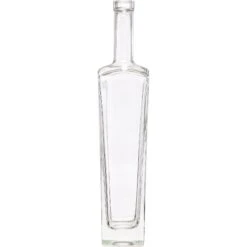 750 Ml Clear Glass New Yorker Liquor Bottle, Bar Top, 12/cs