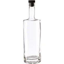 750 Ml Clear Glass St. Louis Liquor Bottle, Bar Top, 12/cs -Wessco Shop 30bstl 6