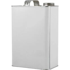 1 Gallon White F-Style Can With 1-3/4" Delta Opening -Wessco Shop 30w126 4