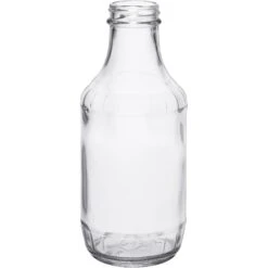 16 Oz. Clear Glass Decanter Bottle, 38mm 38-405, 12/cs
