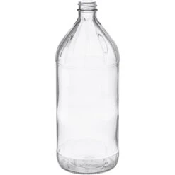 32 Oz. Clear Glass Vinegar Bottle, 28mm 28-405, 12/cs