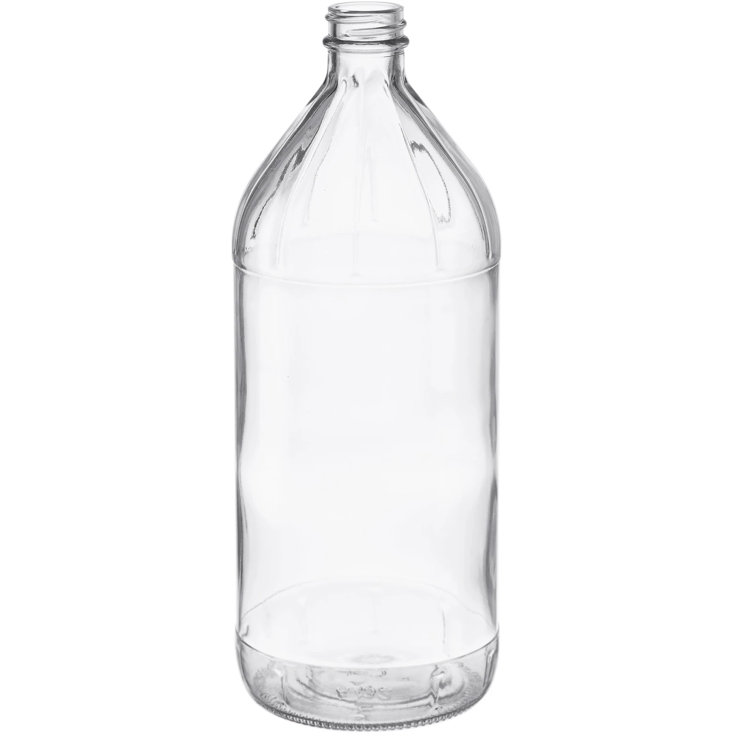 32 Oz. Clear Glass Vinegar Bottle, 28mm 28-405, 12/cs 3 32 Oz. Clear Glass Vinegar Bottle, 28mm 28-405, 12/cs