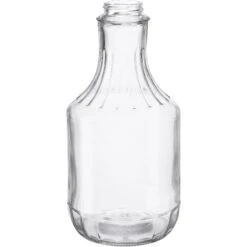 32 Oz. Clear Glass Decanter Bottle, 38mm 38-405, 12/cs