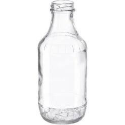 16 Oz. Clear Glass Decanter Bottle, 38mm 38-2000, 12/cs