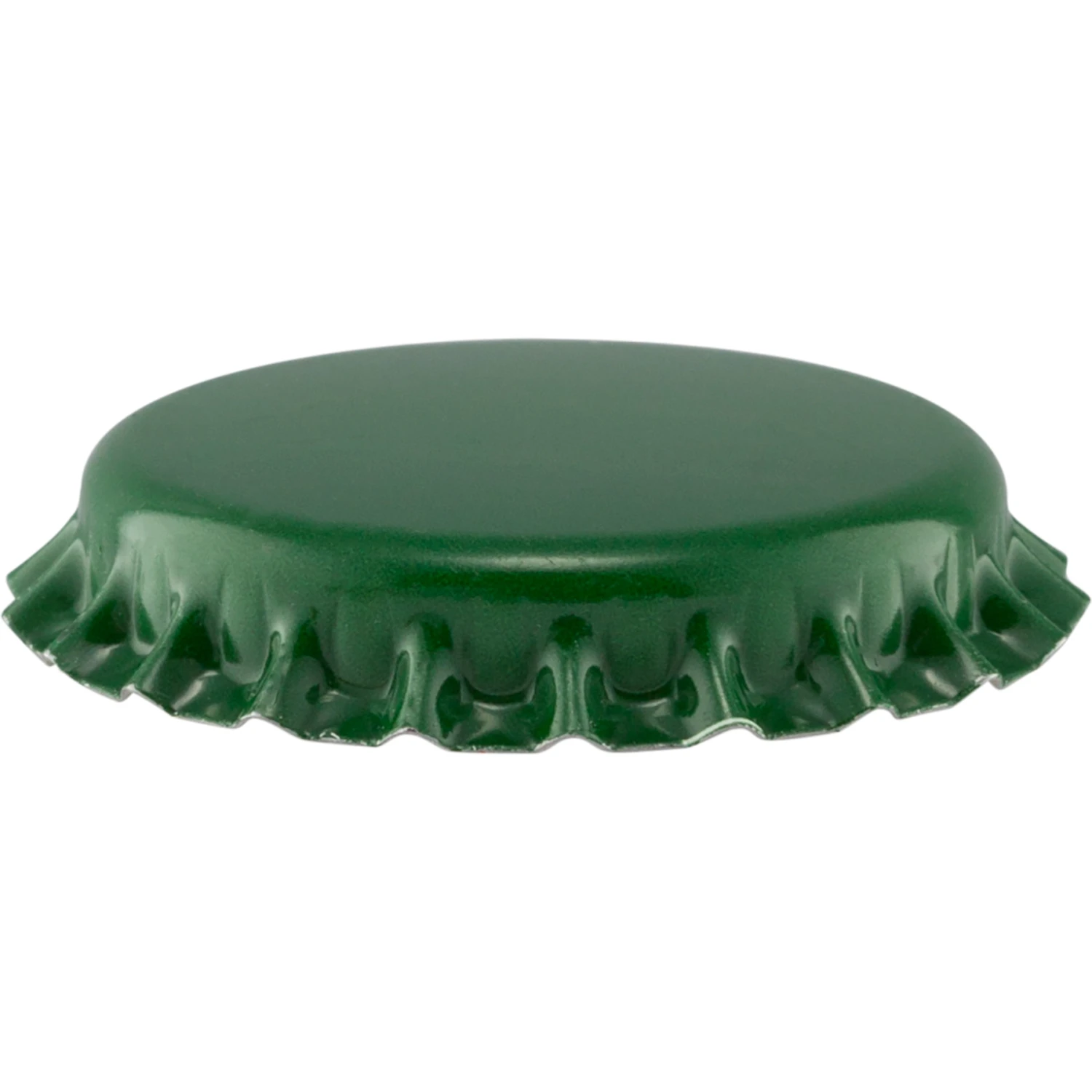 Green Beer Bottle Caps, Oxygen Absorbing, 26 Mm Pry-Off Crown, 144/bag 3 Green Beer Bottle Caps, Oxygen Absorbing, 26 Mm Pry-Off Crown, 144/bag