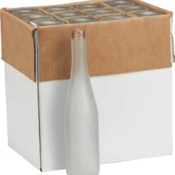375 Ml Frosted Stretch Hock Wine Bottles, 12/cs -Wessco Shop 30wfhw 3