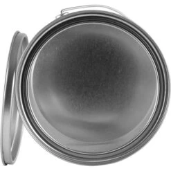 1 Gallon Art-Style Clear Plastic Paint Can With Ears, Bail And Lid (Case Pack) -Wessco Shop 30wk1c 3