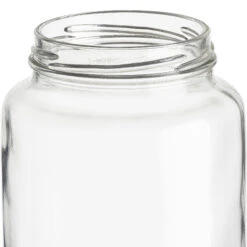 32 Oz. Paragon Glass Jar W/ White Metal Lug Cap W/ Plastisol Liner, 70mm 70-2030 -Wessco Shop 32oz paragon glass jar 70mm 70 2030 99g643 3