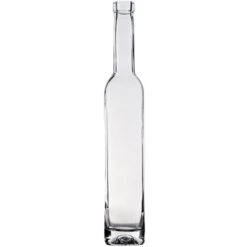 375 Ml Clear Glass Niagara Wine Bottle, Mini Punt, Bar Top, 12/cs