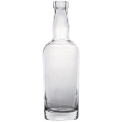 375 Ml Clear Glass Tennessee Liquor Bottle, Bar Top, 12/cs