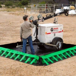 UltraTech 8610 - 6' X 6' Spill Containment Berm, Compact Model -Wessco Shop 37bc17 2 5