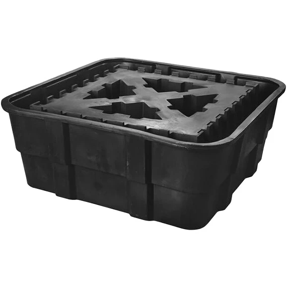 Double IBC Black Containment Unit W/ Drain 3 Double IBC Black Containment Unit W/ Drain