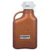 5 Liter Amber HDPE Plastic Laboratory Carboy W/83mm Cap -Wessco Shop 37bj72 1