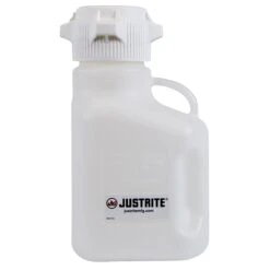 2.5 Liter White HDPE Plastic Laboratory Carboy W/83mm Cap