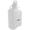 20 Liter White HDPE Plastic Laboratory Carboy W/83mm Cap -Wessco Shop 37bj83 1