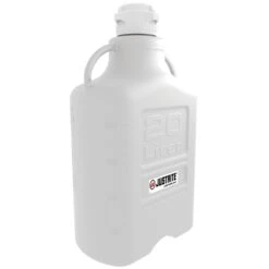 20 Liter White HDPE Plastic Laboratory Carboy W/83mm Cap