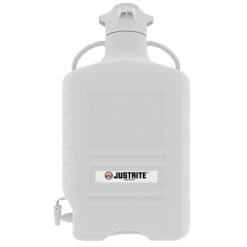 40 Liter White HDPE Plastic Laboratory Carboy W/120mm Cap & Spigot