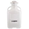 20 Liter White PP Plastic Laboratory Carboy W/120mm Cap -Wessco Shop 37bj96 1