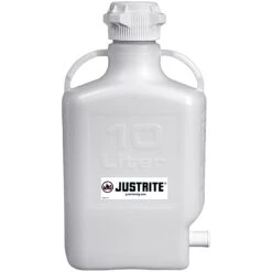 10 Liter White PP Plastic Laboratory Carboy W/3" Sanitary Neck