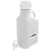 10 Liter White PP Plastic Laboratory Carboy W/83mm Cap & Spigot
