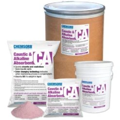 CHEMSORB® CA - Caustic & Alkaline Neutralizing Spill Absorbent - 30 Gallon Drum -Wessco Shop 37wba3 3